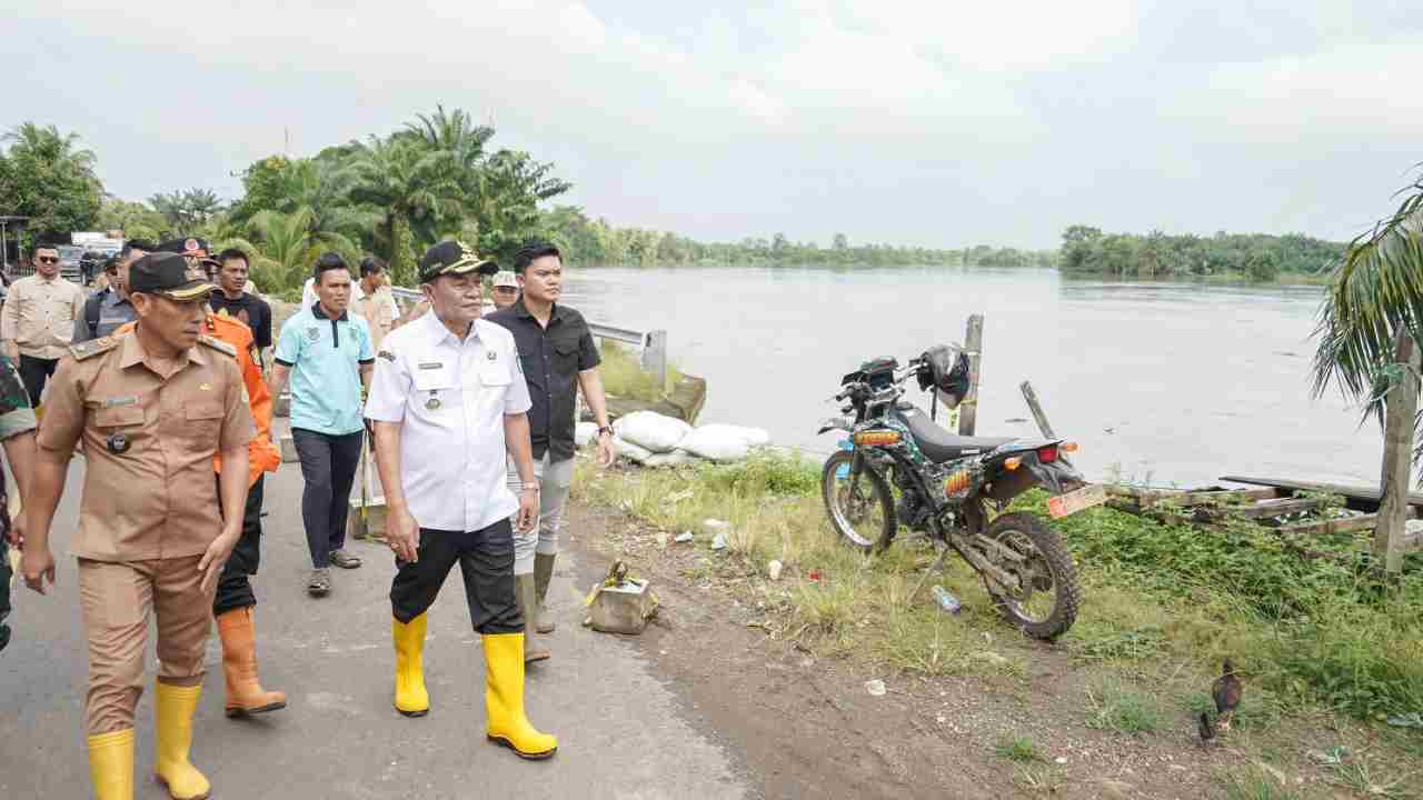 Banjir di Muba Berangsur Surut Jelang Idul Fitri, Bupati H M Toha Ajak Warga Tetap Semangat