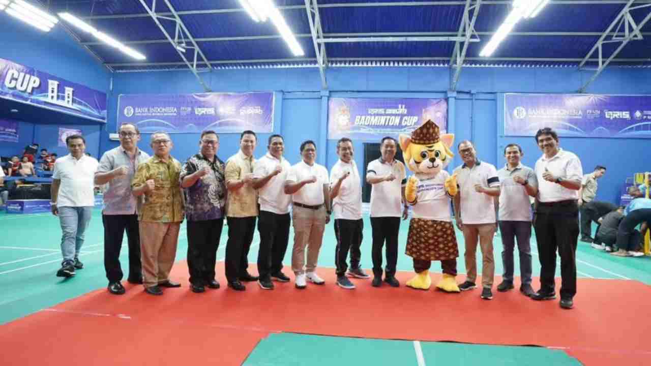 Dibuka Wagub Cik Ujang, QRIS Sriwijaya Badminton Cup Bank Indonesia Sumsel Dorong Digitalisasi