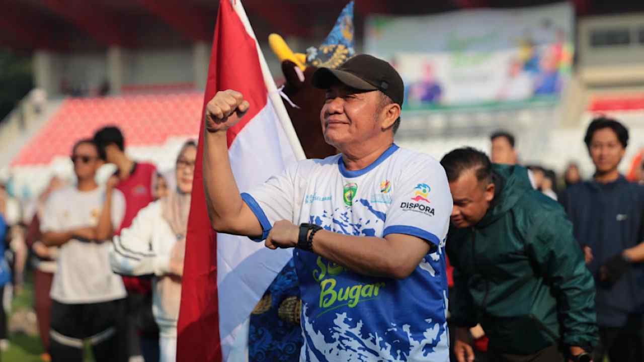 Gubernur Sumsel Herman Deru Targetkan Sukses Ganda Pornas Korpri dan Fornas 2025