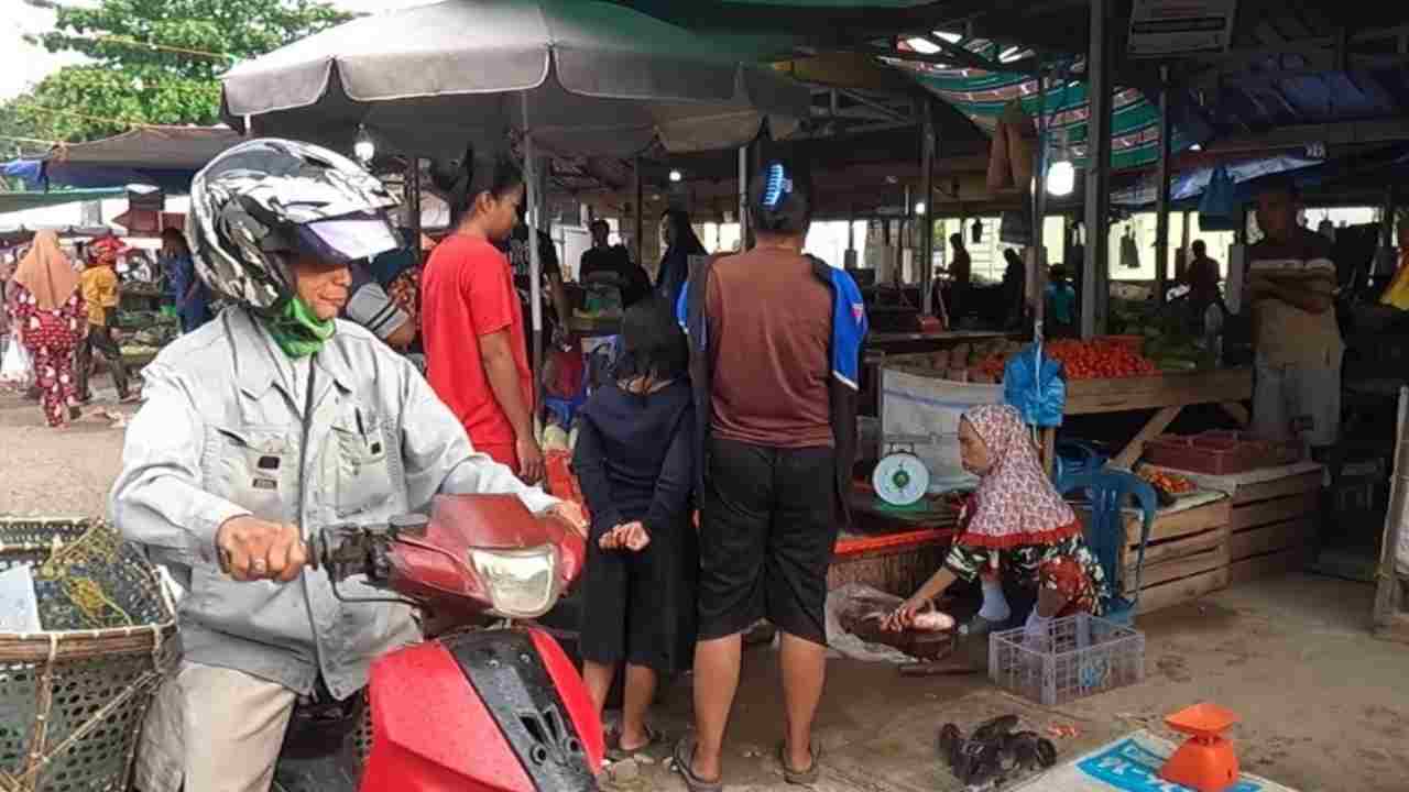 Pasar Randik Sekayu Kembali Ramai Pascajibur Lebaran Idul Fitri 1446 H/2025 M