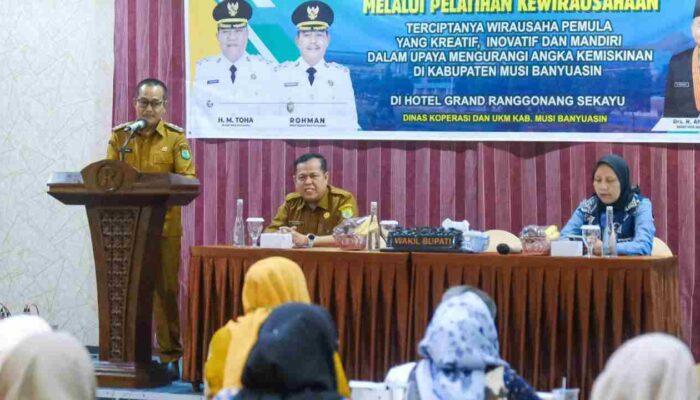 Pemkab Muba Gelar Pelatihan Kewirausahaan, Wabup Rohman Tekankan Pemanfaatan Ilmu untuk UMKM