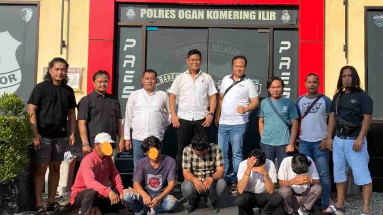 Polres OKI Tindak Dugaan Premanisme Pungli di Kayuagung, Lima Juru Parkir Liar Diamankan