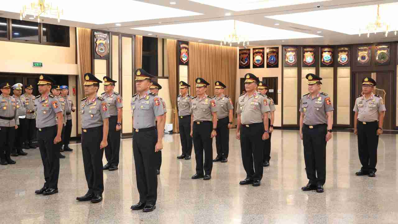 Polri Gelar Korps Raport, 13 Pati Naik Pangkat Kombes Hingga Komjen di Mabes Polri