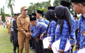 Resmi Dilantik, 490 PPPK OKI Diminta Bupati Muchendi Jaga Profesionalisme