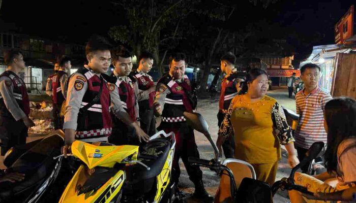 Sat Sabhara Polres OKI Gelar Patroli Malam, Dukung Operasi Sikat 1 Musi 2025 Antisipasi 3C