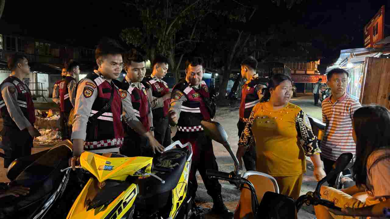 Sat Sabhara Polres OKI Gelar Patroli Malam, Dukung Operasi Sikat 1 Musi 2025 Antisipasi 3C