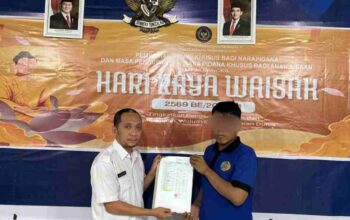 Satu Warga Binaan Beragama Buddha di Lapas Sekayu Terima Remisi Waisak, Pengurangan Masa Hukuman Satu Bulan