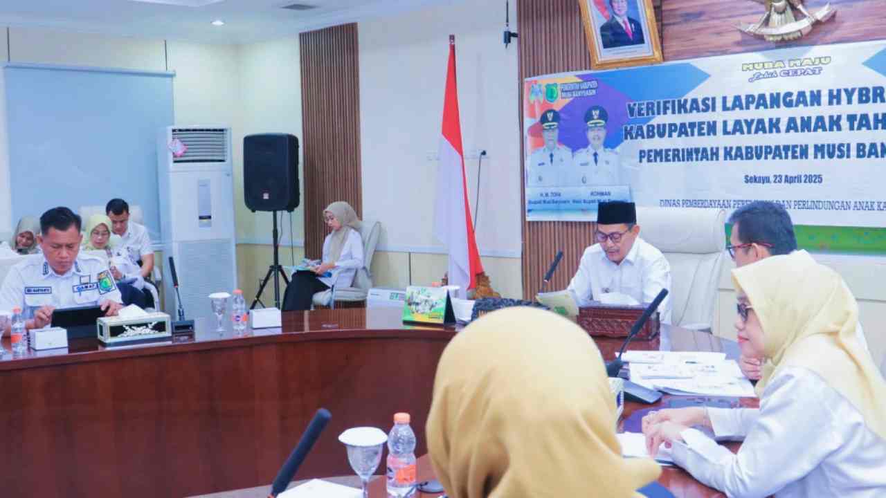 Wabup Muba Rohman Buka Verifikasi KLA 2025, Bidik Predikat Utama/Nindya
