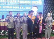 Gubernur Herman Deru Resmi Sandang Gelar Doktor Unsri, Kisah Perjuangan dan Buku ‘Politik Akar Rumput’ Diluncurkan