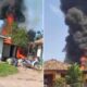 Gudang Minyak Diduga Ilegal di Talang Jambe Palembang Terbakar, Warga Panik dan Evakuasi Jeriken