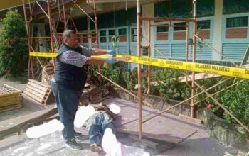 Kecelakaan Kerja Tragis di SD Xaverius 1 Palembang, Pekerja Bangunan Tewas Usai Terjatuh dari Ketinggian