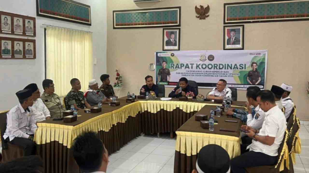 Kejari OKI Perkuat Barisan Pakem, Jaga Stabilitas Sosial dari Potensi Ajaran Menyimpang.