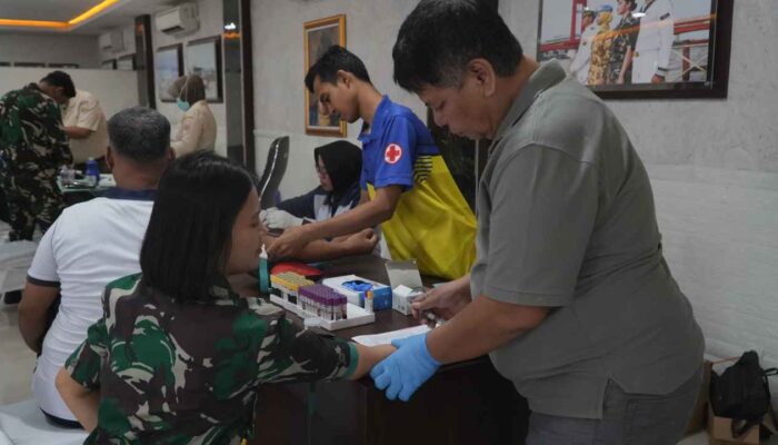 Prioritaskan Kesiapsiagaan Personel, Lanal Palembang Gelar Urikkes Rutin Berkala TA 2025