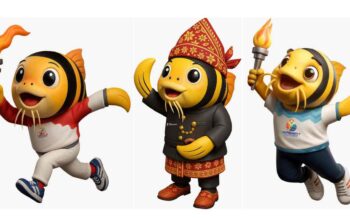 Si Cublang, Maskot Ikan Botia, dan Logo Porprov XV Sumsel 2025 Resmi Disetujui