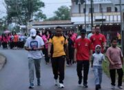 Sinergi Lintas Instansi di OKI: Polres OKI Gelar Fun Walk dan Olahraga Bersama Sambut HUT Bhayangkara ke-79