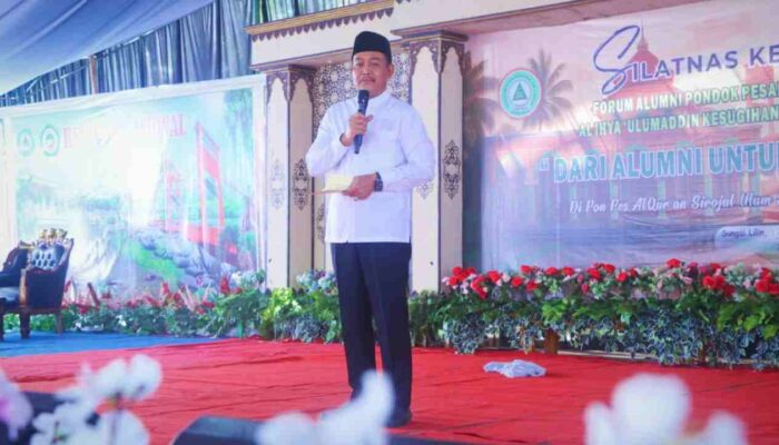Wabup Muba Kiyai Rohman Hadiri Silatnas Alumni Pesantren Al Ihya Ulumaddin, Dorong Sinergi untuk Umat