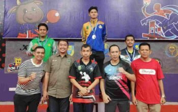 Avicena Minang Gemilang! Tenis Meja Muba Persembahkan Emas di Porprov Korpri Sumsel 2025
