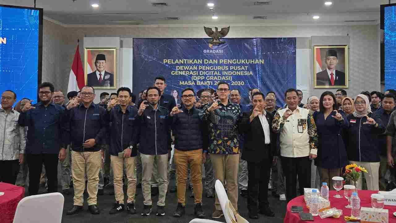 Kedaulatan Digital Nasional: Pengurus Pusat GRADASI Periode 2025-2030 Resmi Dilantik