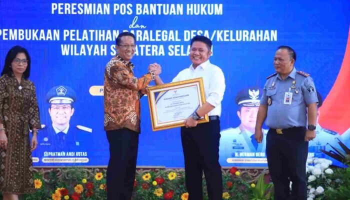 Pecahkan Rekor MURI, Gubernur Herman Deru Resmikan Posbankum dan Pelatihan Paralegal Desa di Seluruh Sumsel