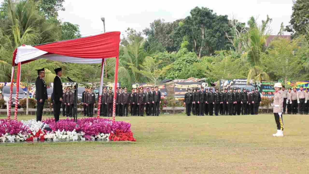 Peringatan HUT ke-79 Bhayangkara, Polres OKI Komitmen Jaga Kamtibmas dengan Sinergi Kuat