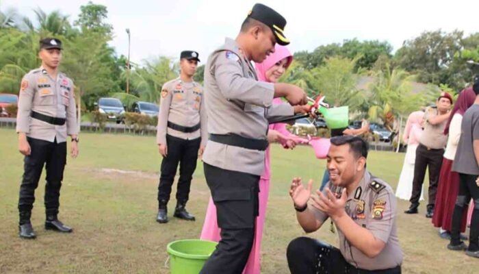 Perkuat Profesionalisme Polri: 60 Personel Polres OKI Naik Pangkat, Siap Tingkatkan Pengabdian