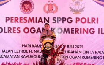 Polres OKI Resmikan SPPG di Kayuagung, Dukung Program Makan Bergizi Gratis Nasional