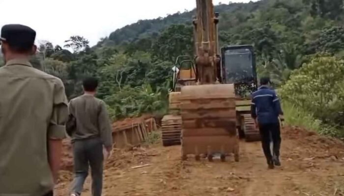 Satgas Air Rawas Gabungan Pemkab-Polres Muratara Sidak Tambang Emas Ilegal, Dua Ekskavator Ditemukan di Ulu Rawas