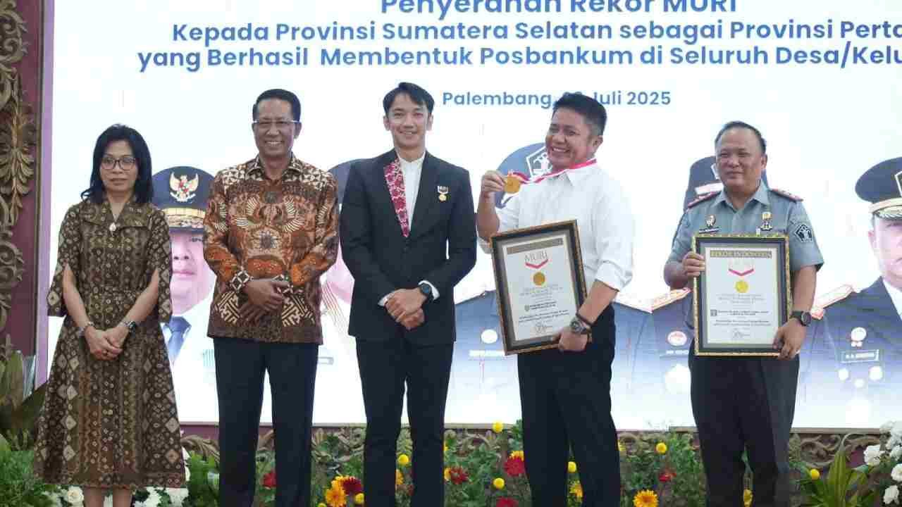 Sumsel Pecahkan Rekor MURI, Jadi Provinsi Percontohan 100 Persen Desa/Kelurahan Miliki Posbankum