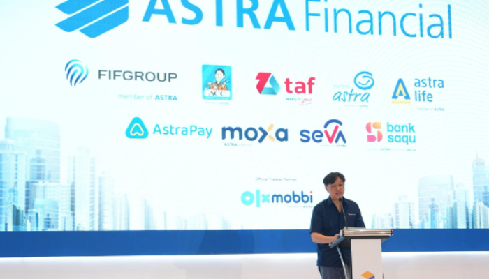 Vice President Director Astra (In-Charge Astra Financial), Rudy, menyampaikan bahwa kehadiran Astra Financial sebagai platinum sponsor GIIAS 2025 merupakan wujud komitmen mendukung industri otomotif nasional, dalam sambutannya di acara Media Gathering Astra Financial, Rabu (16/7).