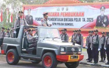 161 Calon Bintara Polri Tempuh Pendidikan di SPN Betung: Kapolda Sumsel Tekankan Jiwa Penolong dan Anti Kekerasan