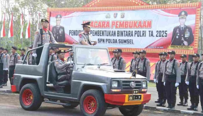161 Calon Bintara Polri Tempuh Pendidikan di SPN Betung: Kapolda Sumsel Tekankan Jiwa Penolong dan Anti Kekerasan