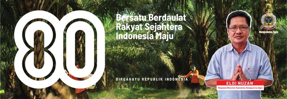 Banner Sampoerna Agro HUT RI 80