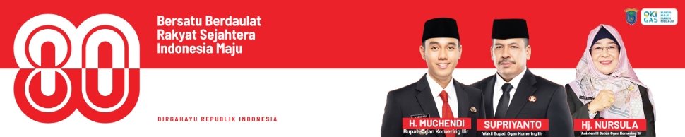 Banner Asisten III Setda OKI HUT RI 80
