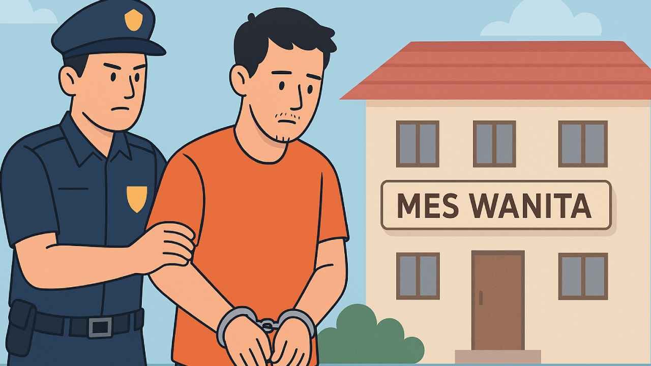 Bobol Mes Wanita di OKU, Seorang Pria Ditangkap Polisi Usai Tiga Minggu Buron
