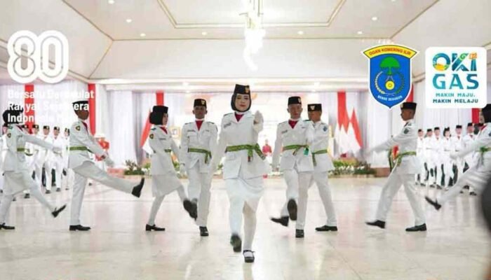 Bupati Muchendi Kukuhkan 40 Anggota Paskibraka OKI 2025, Sebut Mereka Putra-Putri Terbaik Bangsa
