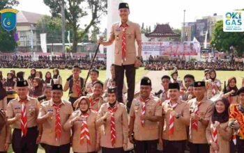 Bupati OKI Muchendi Ajak Pramuka Kolaborasi Hadapi Tantangan Bangsa, Singgung Isu Judi Online