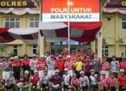 Gowes 80 Kilometer, Kapolda Sumsel Tunjukkan Sinergi dengan Forkopimda OKI