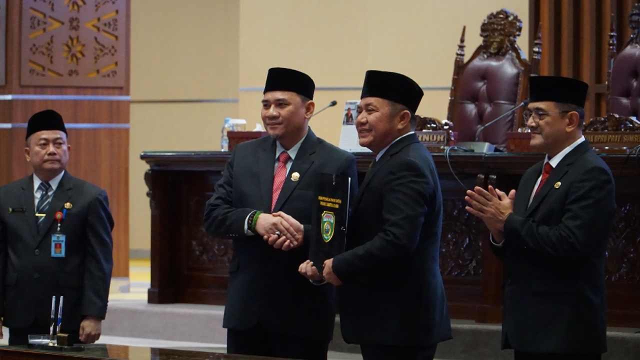 Gubernur Herman Deru Apresiasi Pengesahan Raperda RPJMD, Pansus Beri Rekomendasi Strategis