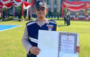 Harumkan Nama Muba, Aipda Tulus Raih Juara 1 Lomba Sat Kamling Tingkat Polda Sumsel