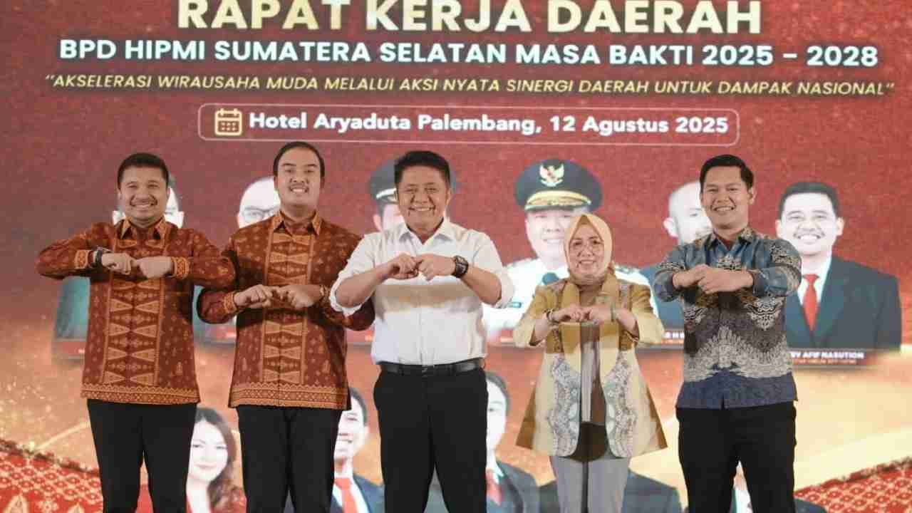 Herman Deru Ajak HIPMI Sumsel Sukseskan Pembangunan dan Jadi Pengusaha Adaptif