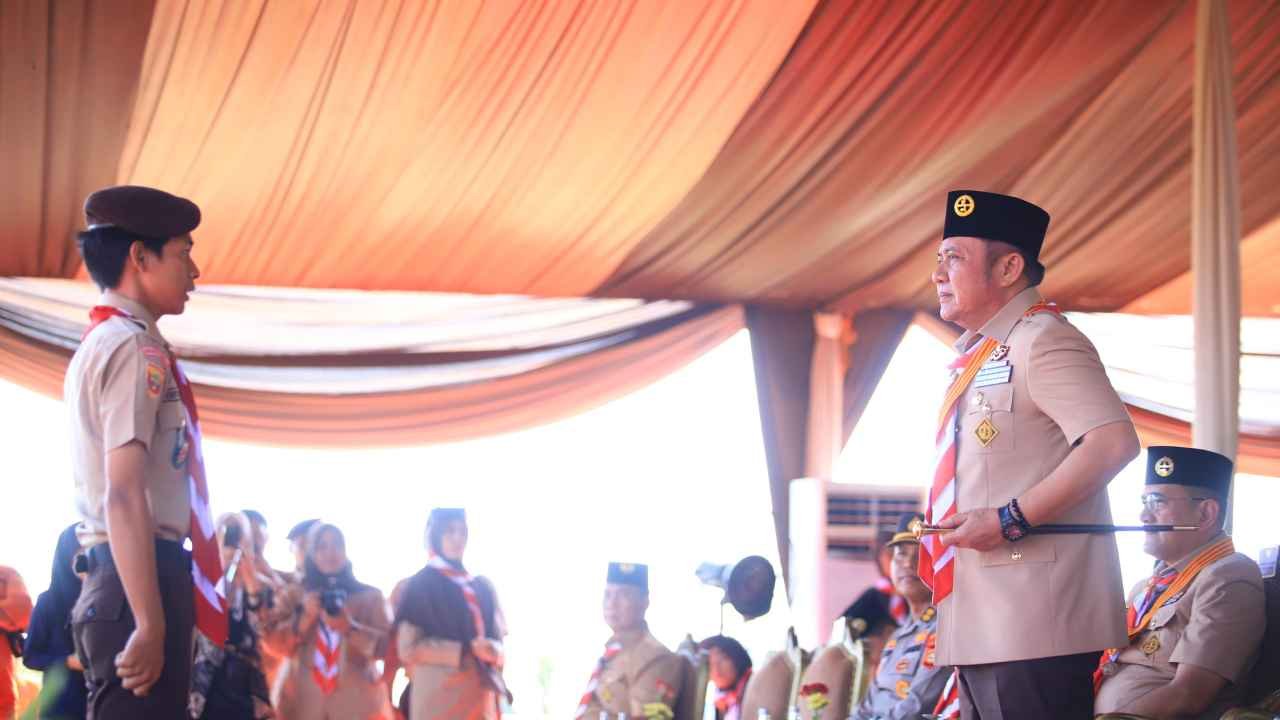 Herman Deru Ajak Pramuka Jadi Garda Terdepan Tangkal Hoaks dan Bangun Ketahanan Bangsa