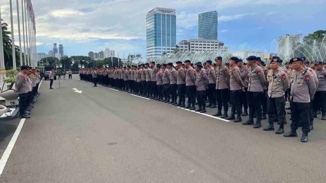 Jelang Pidato Presiden Prabowo, Ribuan Personel Gabungan Amankan Sidang Tahunan MPR/DPR/DPD RI 2025