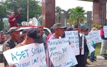 Kejati Sumsel Disambangi Demonstran, Tuntut Bongkar Dugaan Korupsi Kredit BRI