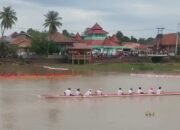 Merahkan Sungai Komering, 25 Regu Adu Cepat di Lomba Bidar HUT RI
