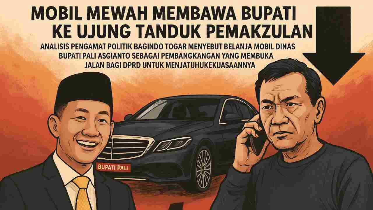 Mobil Mewah Membawa Bupati PALI ke Ujung Tanduk Pemakzulan