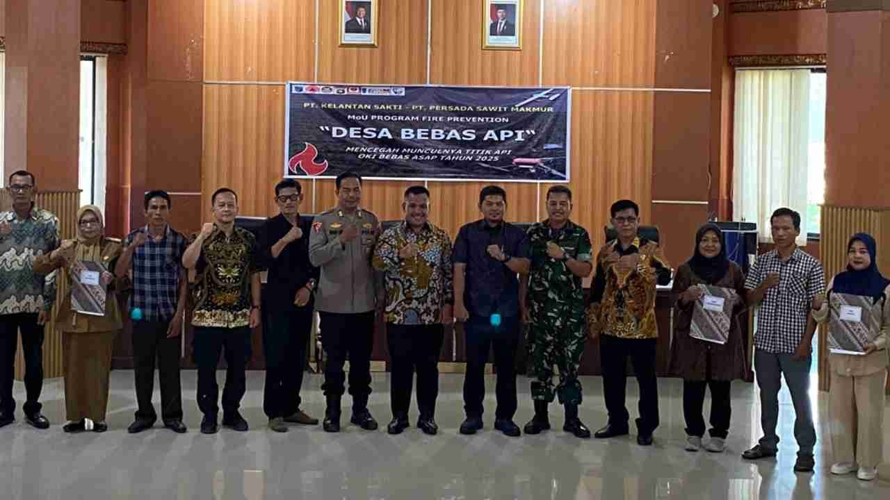 Pemkab OKI Gandeng Swasta dan Masyarakat untuk Tanggulangi Karhutla Lewat Program Desa Peduli Api