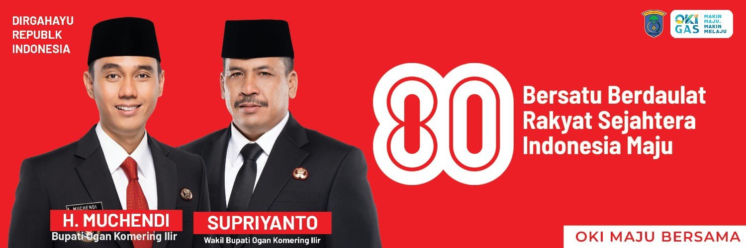 Banner Pemkab OKI HUT RI 80