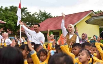 Peringatan Hari Anak Nasional ke-41 di OKI, Senam Sehat Wujudkan Generasi Hebat, Sehat, dan Bahagia