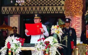 Pimpin Upacara HUT ke-80 RI, Gubernur Herman Deru Kobarkan Semangat 'Bersatu, Berdaulat, Rakyat Sejahtera, Indonesia Maju'