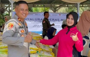 Polres OKI Gelar Gerakan Pangan Murah Serentak, Ribuan Kilogram Beras Disalurkan ke Warga